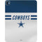 NFL Dallas Cowboys White Striped iPad Pro 13in M4 (2024) Skin