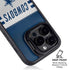 NFL Dallas Cowboys White Striped iPhone 14 Pro Max Kickstand Case