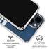 NFL Dallas Cowboys White Striped iPhone 15 Clear Case