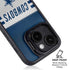 NFL Dallas Cowboys White Striped iPhone 15 Kickstand Case