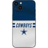 NFL Dallas Cowboys White Striped iPhone 15 Skin