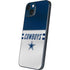 NFL Dallas Cowboys White Striped iPhone 15 Skin