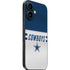 NFL Dallas Cowboys White Striped iPhone 16 Plus Skin