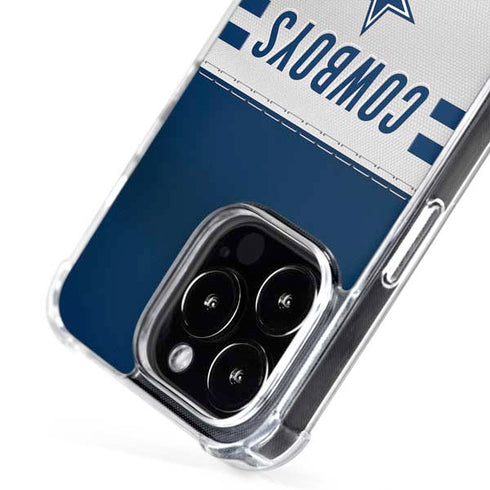 NFL Dallas Cowboys White Striped iPhone 16 Pro Max MagSafe Case
