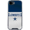 NFL Dallas Cowboys White Striped iPhone 16e Clear Case