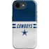 NFL Dallas Cowboys White Striped iPhone 16e Impact Case