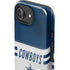 NFL Dallas Cowboys White Striped iPhone 16e Impact Case