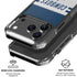 NFL Dallas Cowboys White Striped iPhone 18 Pro Clear Case