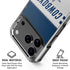 NFL Dallas Cowboys White Striped iPhone 18 Pro Clear Case