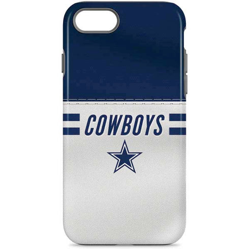 NFL Dallas Cowboys White Striped iPhone Cases