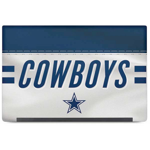 NFL Dallas Cowboys White Striped Dell Latitude Skin