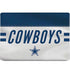 NFL Dallas Cowboys White Striped MacBook Skins