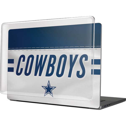 NFL Dallas Cowboys White Striped MacBook Cases
