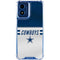 NFL Dallas Cowboys White Striped Moto G 5G (2024) Clear Case
