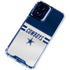 NFL Dallas Cowboys White Striped Moto G 5G (2024) Clear Case