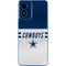 NFL Dallas Cowboys White Striped Moto G Play 4G (2024) Skin