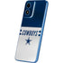 NFL Dallas Cowboys White Striped Moto G Play 4G (2024) Skin