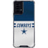 NFL Dallas Cowboys White Striped Moto G Power 5G (2024) Clear Case