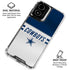 NFL Dallas Cowboys White Striped Moto G Power 5G (2024) Clear Case