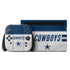 NFL Dallas Cowboys White Striped Nintendo Switch 2 (2025) with Joy-Con Skin