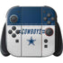 NFL Dallas Cowboys White Striped Nintendo Switch 2 (2025) with Joy-Con Skin