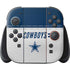NFL Dallas Cowboys White Striped Nintendo Switch 2 (2025) Joy-Con Controller Skin