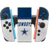 NFL Dallas Cowboys White Striped Nintendo Switch 2 (2025) Joy-Con Controller Skin