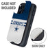 NFL Dallas Cowboys White Striped Otterbox Defender iPhone Skin