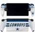 NFL Dallas Cowboys White Striped PlayStation Portal Remote Player Skin