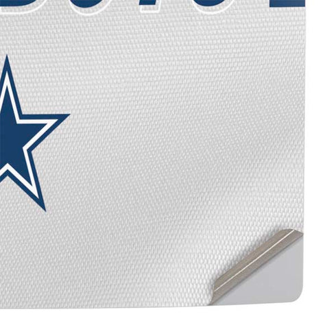 NFL Dallas Cowboys White Striped PS5 Pro Console Skin