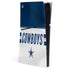 NFL Dallas Cowboys White Striped PlayStation PS5 Skins