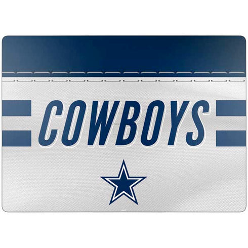 NFL Dallas Cowboys White Striped Surface Laptop 7 13.8in Skin