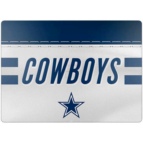 NFL Dallas Cowboys White Striped Surface Laptop 7 15in Skin