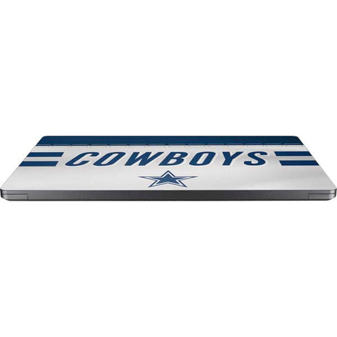 NFL Dallas Cowboys White Striped Surface Laptop 7 15in Skin