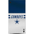 NFL Dallas Cowboys White Striped XBox Series X Digital Edition Console Skin