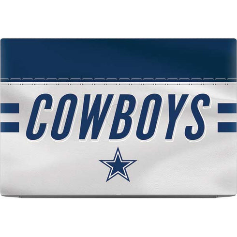NFL Dallas Cowboys White Striped Dell XPS Skin