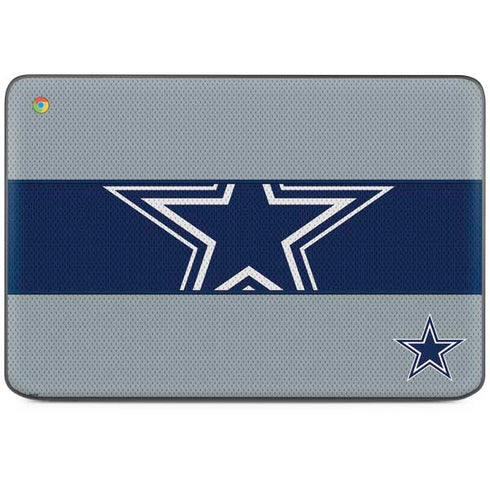 NFL Dallas Cowboys Zone Block HP Chromebook Skin