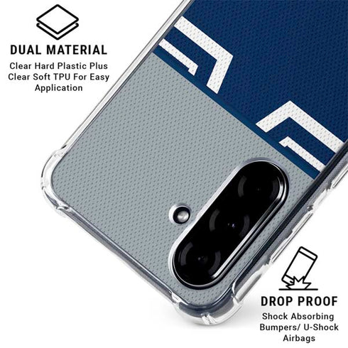 NFL Dallas Cowboys Zone Block Galaxy A36 5G Clear Case