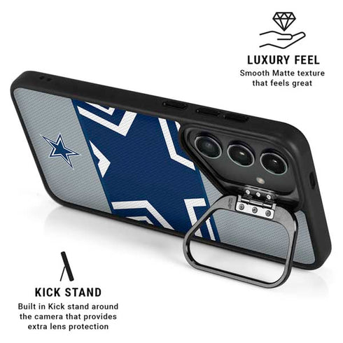 NFL Dallas Cowboys Zone Block Galaxy S24 Plus Kickstand Case