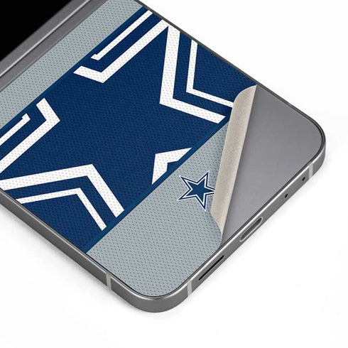 NFL Dallas Cowboys Zone Block Galaxy Z Flip6 Skin