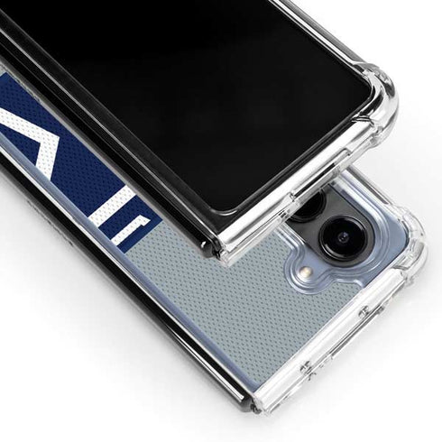 NFL Dallas Cowboys Zone Block Galaxy Z Fold5 5G Clear Case