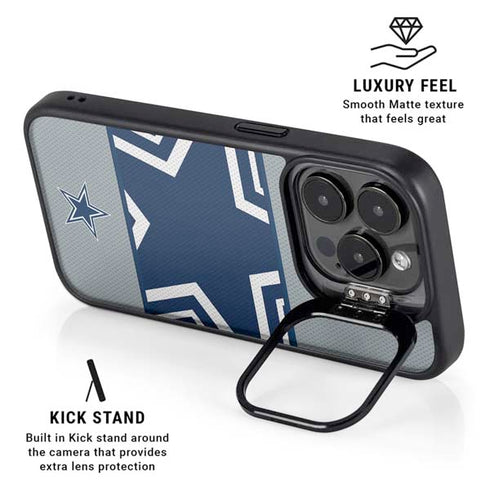 NFL Dallas Cowboys Zone Block iPhone 13 Pro Max Kickstand Case