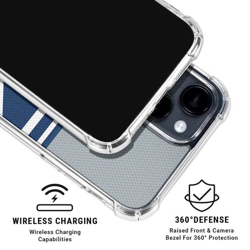 NFL Dallas Cowboys Zone Block iPhone 15 Clear Case