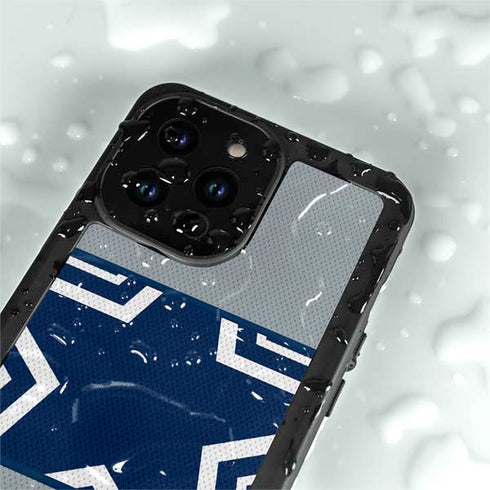 NFL Dallas Cowboys Zone Block iPhone 15 Pro Waterproof Case