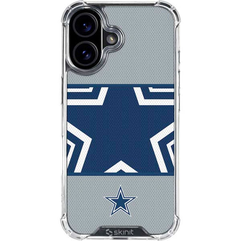 NFL Dallas Cowboys Zone Block iPhone 16 Plus Clear Case