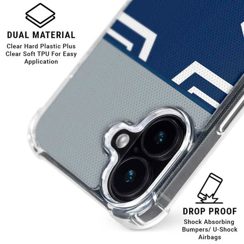 NFL Dallas Cowboys Zone Block iPhone 17 Clear Case