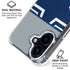 NFL Dallas Cowboys Zone Block iPhone 17 Clear Case