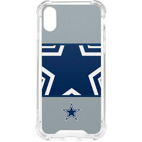 NFL Dallas Cowboys Zone Block iPhone XS Clear Case