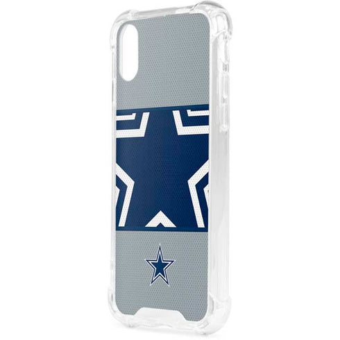 NFL Dallas Cowboys Zone Block iPhone XS Clear Case