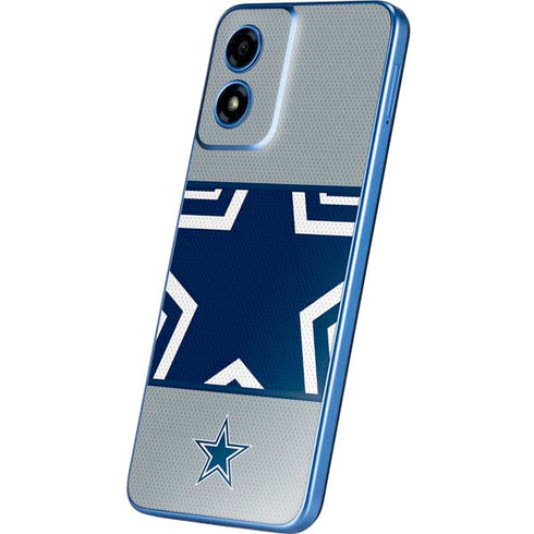 NFL Dallas Cowboys Zone Block Moto G Play 4G (2024) Skin